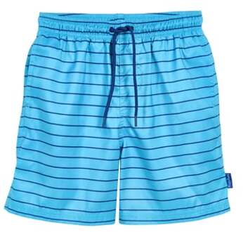 Playshoes Strand shorts gestreept aqua blauw - 158/164