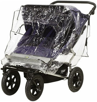 Playshoes Universele regenhoes voor dubbele kinderwagen - Duowagen - Duo Buggy