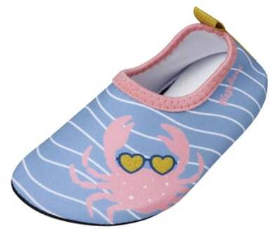 Playshoes Uv-waterschoenen voor meisjes - Krab - Lichtblauw/roze - maat 20-21EU