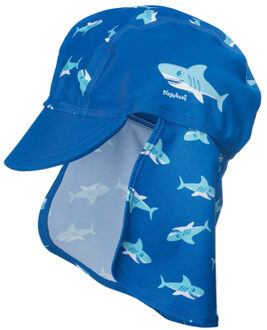 Playshoes UV zonnepetje Kinderen Shark - Blauw - Maat 49cm