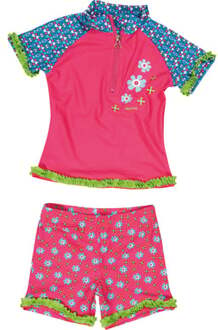 Playshoes UV-zwemsetje Kinderen Bloem - Roze - maat 110/116