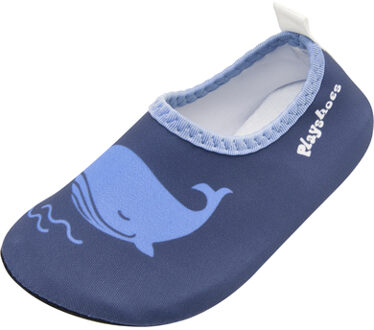 Playshoes Walvis op blote voeten marine Blauw - 28/29