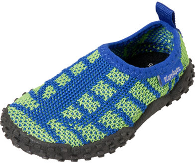 Playshoes waterschoentjes knitted blauw groen