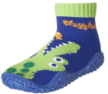 Playshoes zwemsokken blauw krokodil