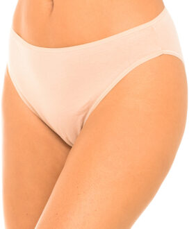 PLAYTEX Pack-2 Damesslip Perfect Comfort Stretch Katoen P0A8S Beige - M