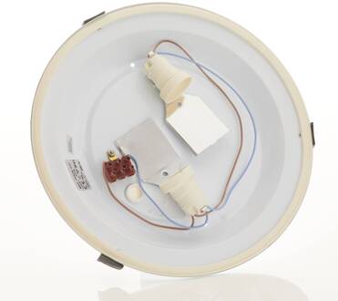 PLAZA plafond- en wandlamp, 31 cm, chroom wit