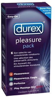 Pleasure Pack Condooms 6st. Transparant