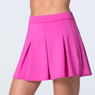 Pleat Party Rok Dames-pink - XS