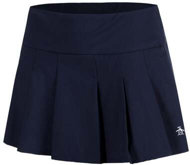 Pleated Rok Dames-Zwart - S