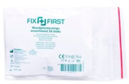 Pleister fixfirst assorti 20 stuks