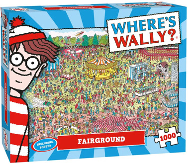 Plenty Gifts Where is Wally? - Fairground Puzzel (1000 stukjes)