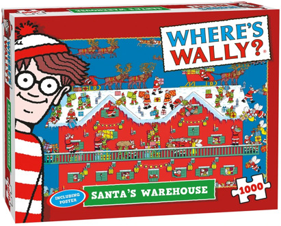 Plenty Gifts Where is Wally? - Santa's Warehouse Puzzel (1000 stukjes)