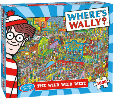 Plenty Gifts Where is Wally? - Wild West Puzzel (1000 stukjes)