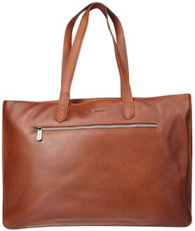Plevier Isis Laptopbag 14-16" cognac - H 32 x B 46 x D 11 cm