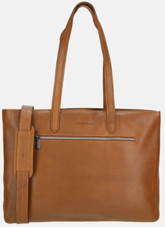 Plevier Livingston shopper 17 inch cognac Bruin - No Size