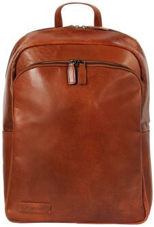 Plevier Opaal Laptoprugzak 15.6" cognac - H 43 x B 30 x D 16.5 cm