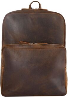 Plevier Sheffield Laptop Backpack 15.6" darkbrown Bruin - H 42 x B 31 x D 14 cm