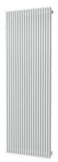 Plieger Antika Retto designradiator verticaal middenaansluiting 1800x595mm 1753W zwart 7253247 Zwart glans