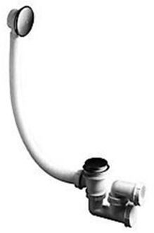 Plieger badafvoercombinatie quick-clac - 6/4" - drukregelaar - 40mm - klemaansluitng - chroom