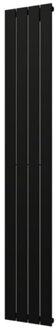 Plieger Cavallino Retto EL elektrische radiator - Nexus zonder thermostaat - 180x29.8cm - 800 watt - mat zwart 1316998 Zwart mat