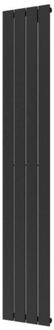Plieger Cavallino Retto EL elektrische radiator - Nexus zonder thermostaat - 180x29.8cm - 800 watt - zwart grafiet 1317155