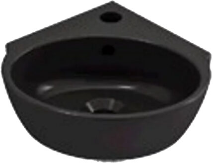 Plieger Corner hoekfontein 1 kraangat zonder overloop matzwart