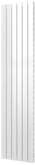 Plieger Designradiator Cavallino Retto Dubbel 1287 Watt Middenaansluiting 200x45 cm Mat Wit