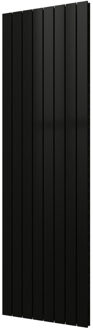 Plieger Designradiator Cavallino Retto Dubbel 1716 Watt Middenaansluiting 200x60,2 cm Antraciet Metallic