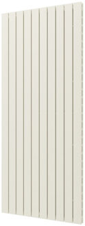 Plieger Designradiator Cavallino Retto Dubbel 1936 Watt Middenaansluiting 180x75,4 cm Wit Structuur