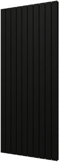 Plieger Designradiator Cavallino Retto Dubbel 1936 Watt Middenaansluiting 180x75,4 cm Zwart