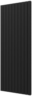 Plieger Designradiator Cavallino Retto Dubbel 2146 Watt Middenaansluiting 200x75,4 cm Donkergrijs Structuur