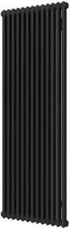 Plieger Designradiator Florence 1677 Watt Zijaansluiting 180x60 cm Mat Zwart