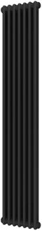 Plieger Designradiator Florence 903 Watt Zijaansluiting 180x32,2 cm Donkergrijs Structuur