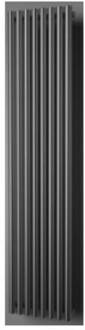 Plieger Designradiator Inox Melody 861 Watt Ronde Buizen 180x37 cm Inox-Look - Designradiator Inox Melody 861 Watt Ronde Buizen 180x37 cm Inox-look