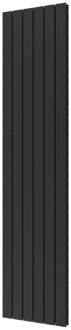 Plieger Designradiator Plieger Cavallino Retto Dubbel 1287 Watt Middenaansluiting 200x45 cm Black Graphite
