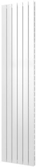 Plieger Designradiator Plieger Cavallino Retto Dubbel 1287 Watt Middenaansluiting 200x45 cm Mat Wit