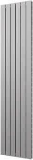 Plieger Designradiator Plieger Cavallino Retto Dubbel 1287 Watt Middenaansluiting 200x45 cm Pearl Grey