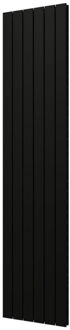 Plieger Designradiator Plieger Cavallino Retto Dubbel 1287 Watt Middenaansluiting 200x45 cm Zwart