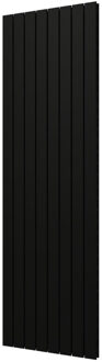 Plieger Designradiator Plieger Cavallino Retto Dubbel 1716 Watt Middenaansluiting 200x60,2 cm Mat Zwart