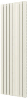 Plieger Designradiator Plieger Cavallino Retto Dubbel 1716 Watt Middenaansluiting 200x60,2 cm Wit Structuur