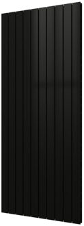 Plieger Designradiator Plieger Cavallino Retto Dubbel 1936 Watt Middenaansluiting 180x75,4 cm Antraciet Metallic