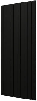 Plieger Designradiator Plieger Cavallino Retto Dubbel 1936 Watt Middenaansluiting 180x75,4 cm Mat Zwart
