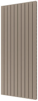 Plieger Designradiator Plieger Cavallino Retto Dubbel 1936 Watt Middenaansluiting 180x75,4 cm Zandsteen Zand steen