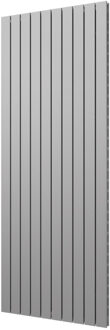 Plieger Designradiator Plieger Cavallino Retto Dubbel 2146 Watt Middenaansluiting 200x75,4 cm Pearl Grey