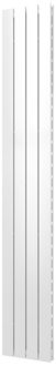Plieger Designradiator Plieger Cavallino Retto Dubbel 905 Watt Middenaansluiting 200x29,8 cm Mat Wit