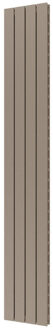 Plieger Designradiator Plieger Cavallino Retto Dubbel 905 Watt Middenaansluiting 200x29,8 cm Zandsteen Zand steen