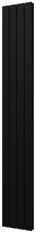 Plieger Designradiator Plieger Cavallino Retto Dubbel 905 Watt Middenaansluiting 200x29,8 cm Zwart
