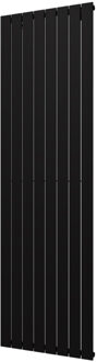 Plieger Designradiator Plieger Cavallino Retto Enkel 1332 Watt Middenaansluiting 200x60,2 cm Mat Zwart