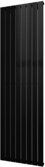 Plieger Designradiator Plieger Cavallino Retto Enkel 1332 Watt Middenaansluiting 200x60,2 cm Zwart