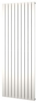 Plieger Designradiator Plieger Cavallino Retto Enkel 1506 Watt Middenaansluiting 180x75,4 cm Zilver Metallic